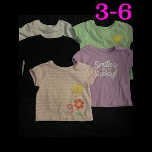 Baby girl shirt and pants bundle